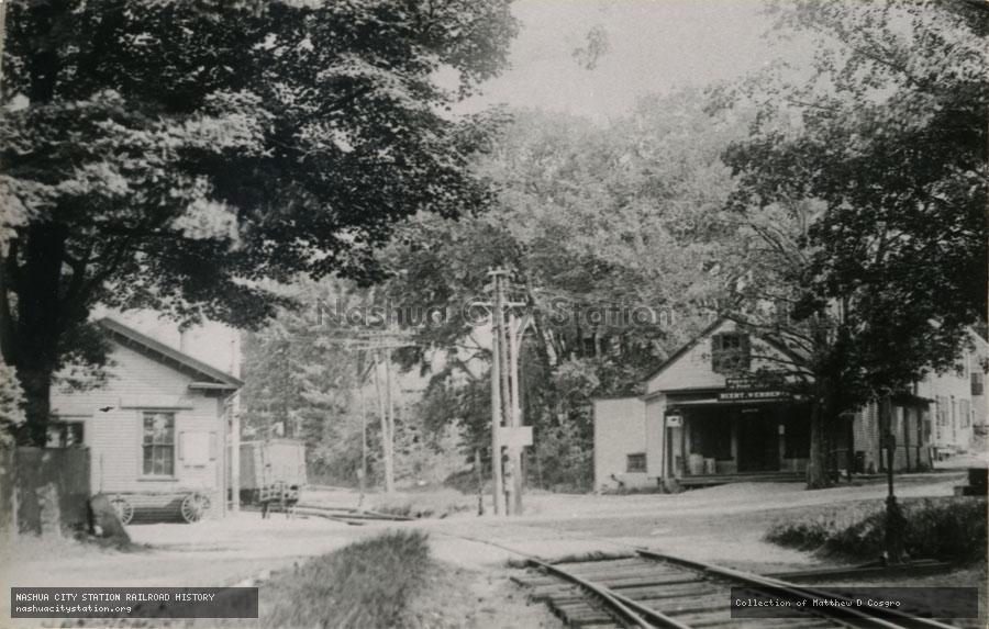 Postcard: Boston & Maine Railroad, West Groton, Massachusetts